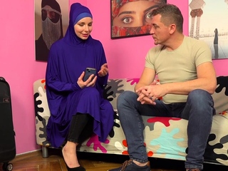 Arina Shy - Sweet babe in hijab is used for sex